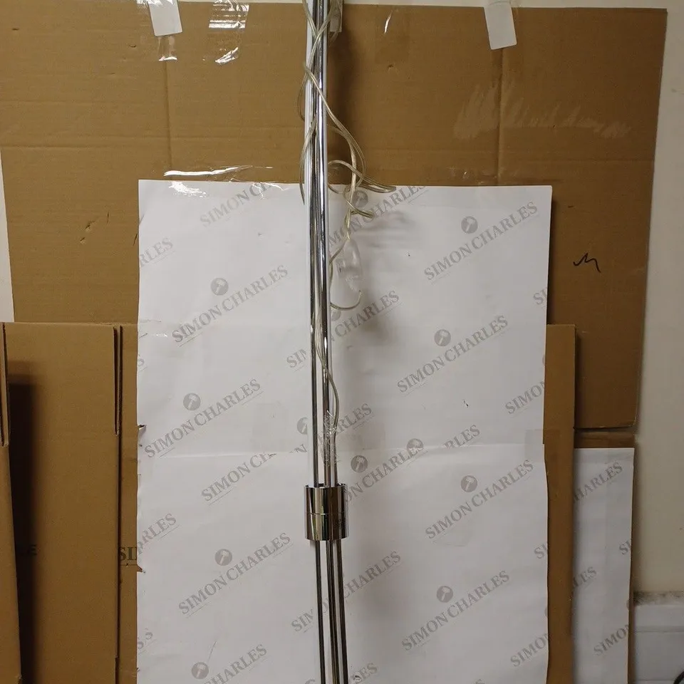 JOHN LEWIS WIGWAM LED SILVER FLOOR LAMP 