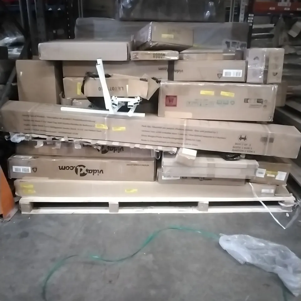 PALLET CONTAINING ASSORTED HOUSEHOLD FURNITURE 