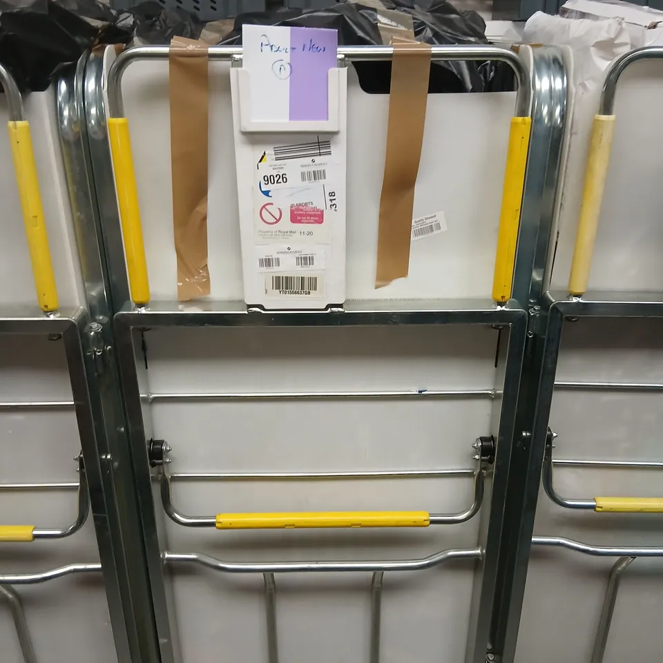 LARGE CAGE OF ASSORTED UNPROCESSED RAW RETURN DESIGNER CLOTHING