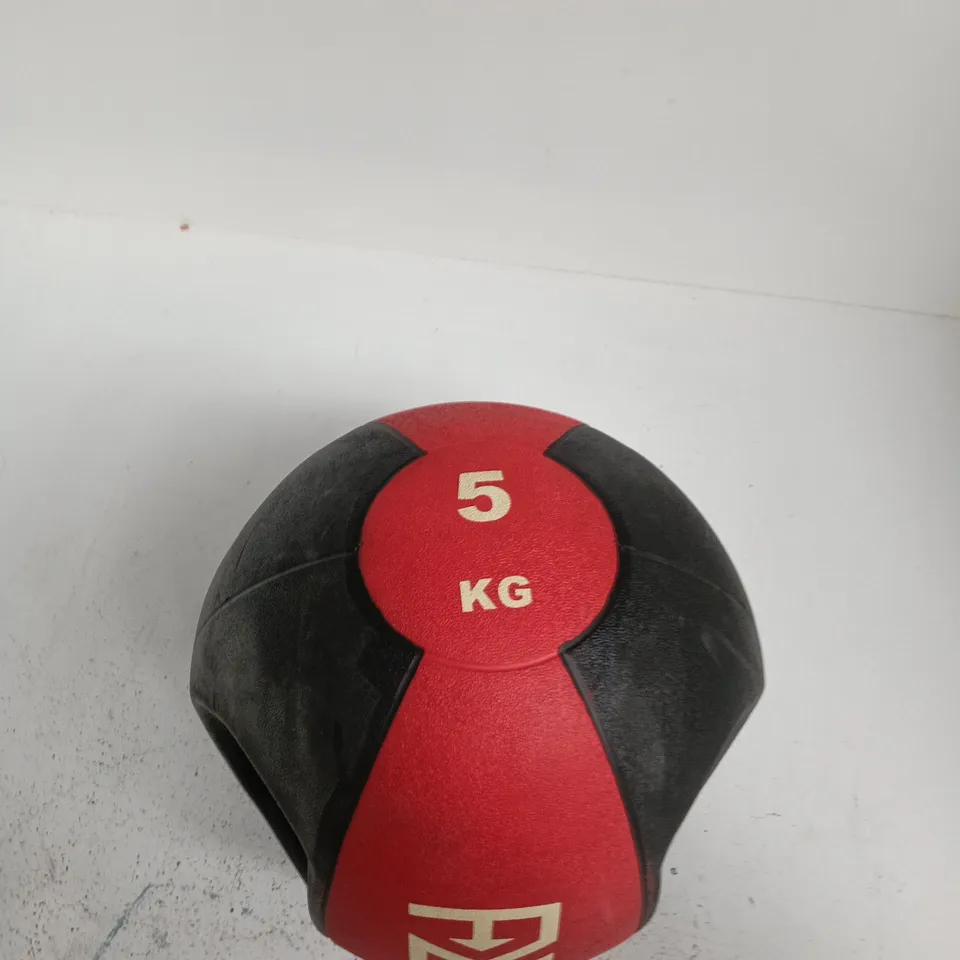 MEDICINE BALL – 5 KG, RED & BLACK