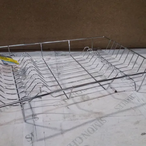 CHROME PLATED LARGE WIRE DISH DRAINER 