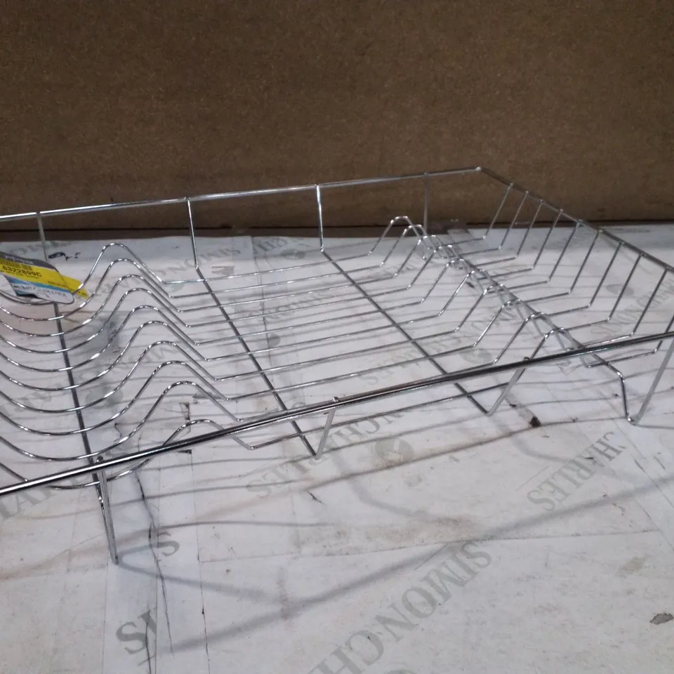 CHROME PLATED LARGE WIRE DISH DRAINER 