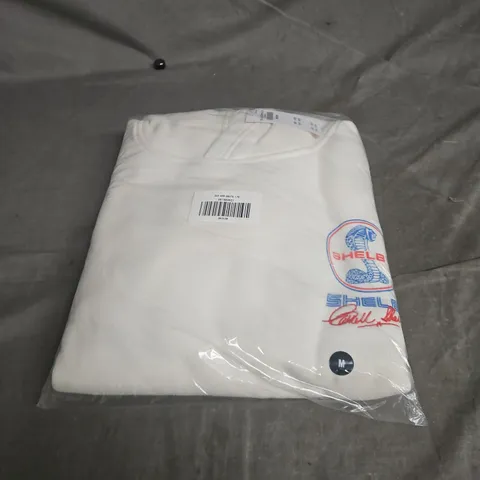 HOLLISTER HOODIE – WHITE, SIZE M