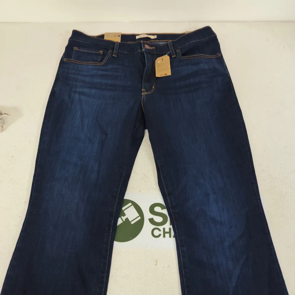 LEVI'S 315 SHAPING BOOTCUT JEANS – DARK DENIM – UK 33 (W33)