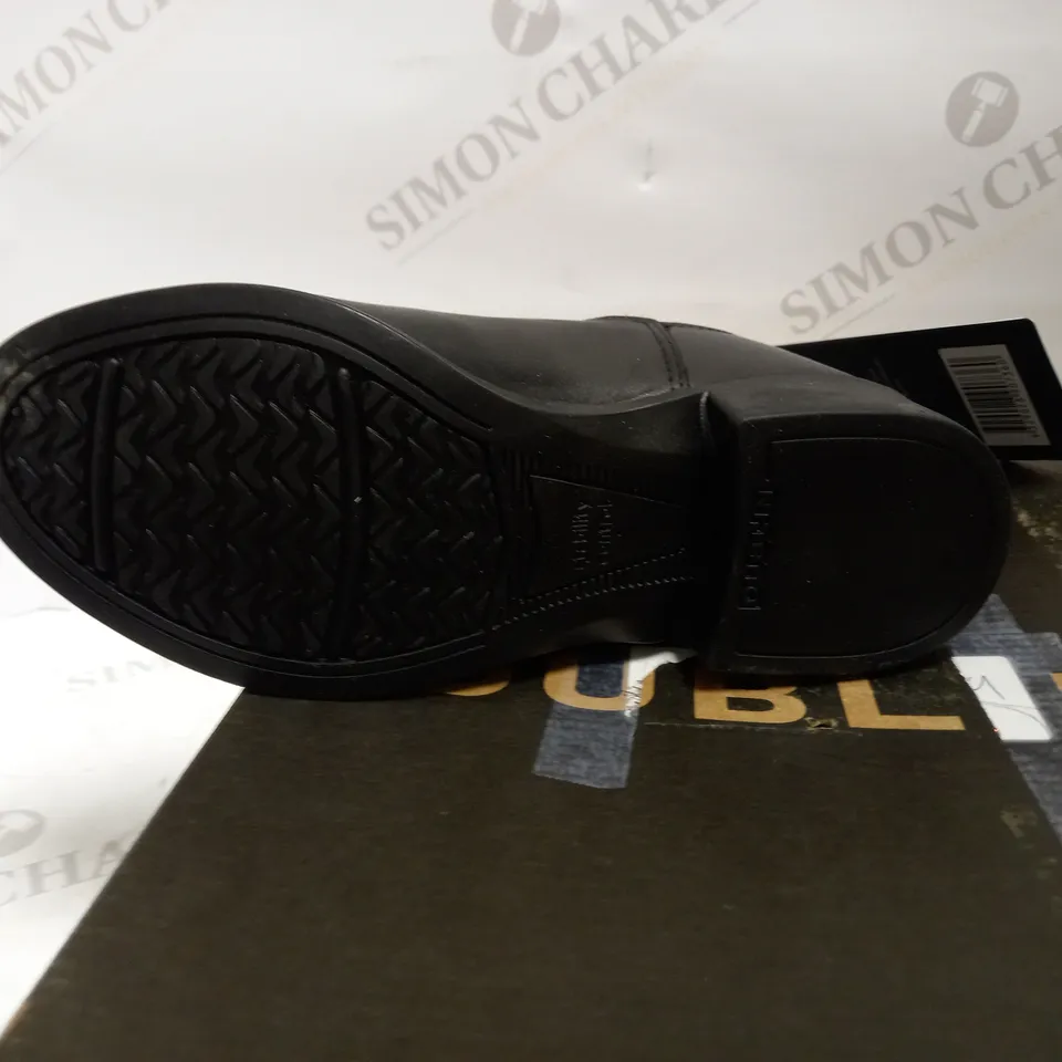 BOXED DUBLIN FOUNDATION JODHPUR BLACK BOOTS SIZE 1