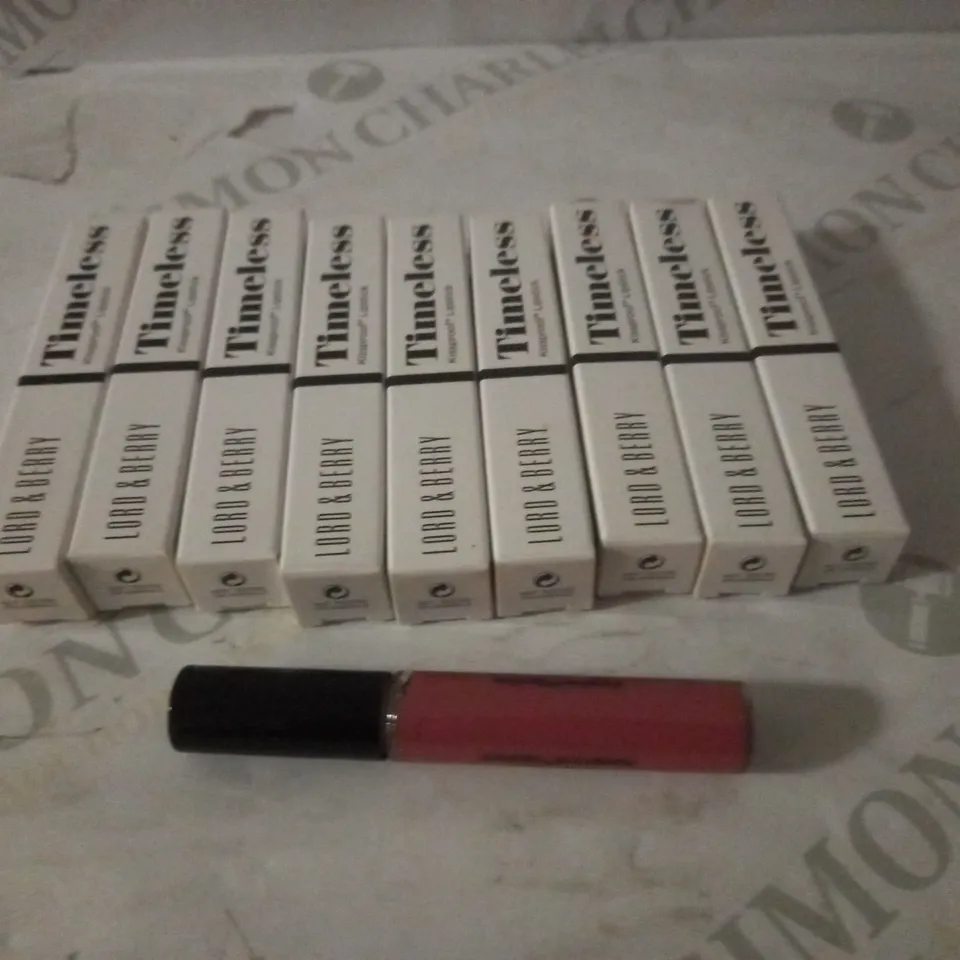 GROUP OF 10 LORD & BERRY TIMELESS KISSPROOF 16G LIPSTICKS, MUSE 6423