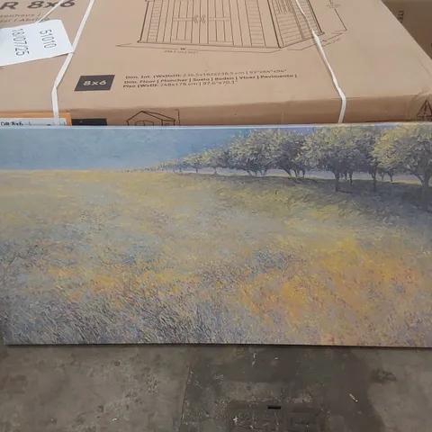 BOXED IRIS SCOTT - WRAPPED CANVAS PAINTING