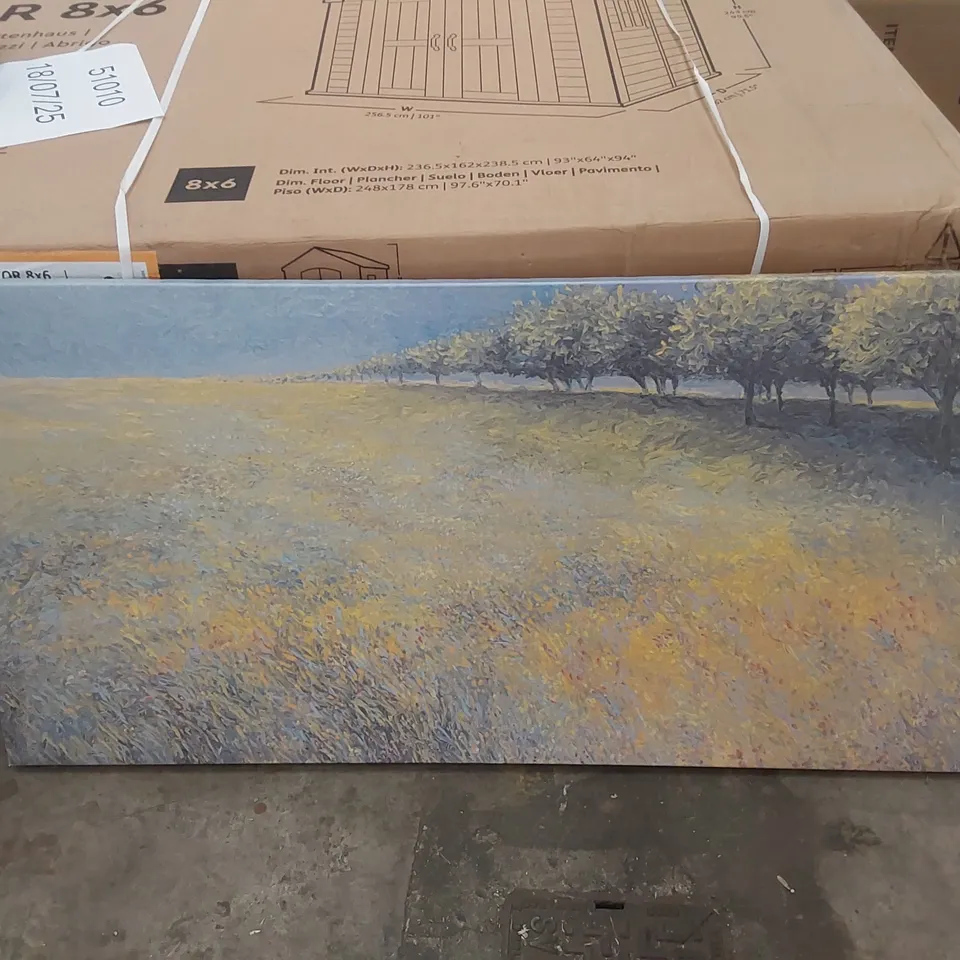 BOXED IRIS SCOTT - WRAPPED CANVAS PAINTING