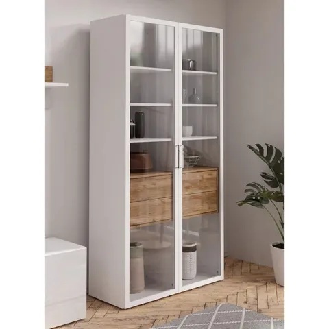 BOXED JAREIYN CURIO CABINET (3 BOXES)