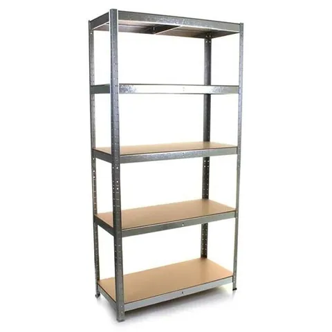 BOXED DENNY SHOP HEAVY DUTY 5 TIER RACKING SHELF GARAGE SHELVING STORAGE SHELVES UNIT (1 BOX)