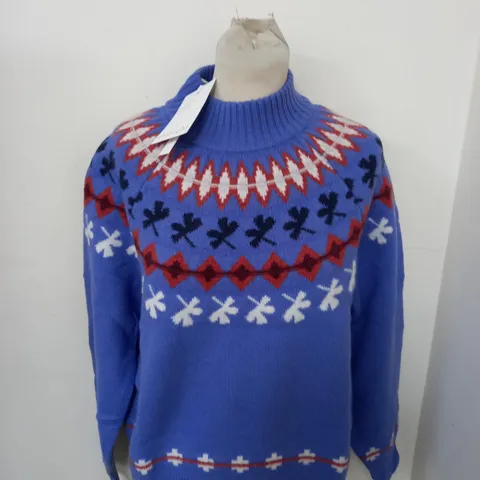 JOVIE LAMBSWOOL FAIR ISLE JUMPER SIZE UNSPECIFIED