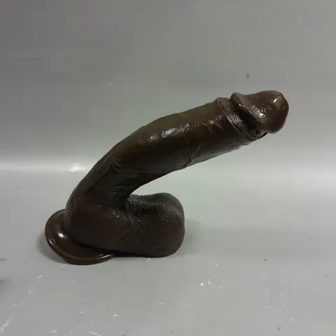 BOXED SILICONE REAL FEEL 8 INCH SUCTION CUP DILDO