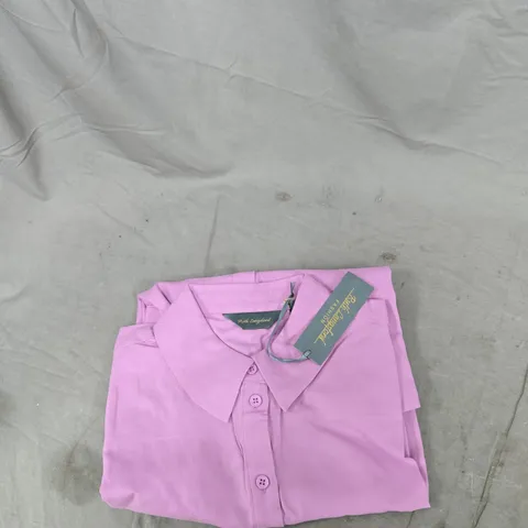 RUTH LANGSFORD PINK COTTON SHIRT – WOMEN'S UK 8 (US 4, DE 34, IT 42)