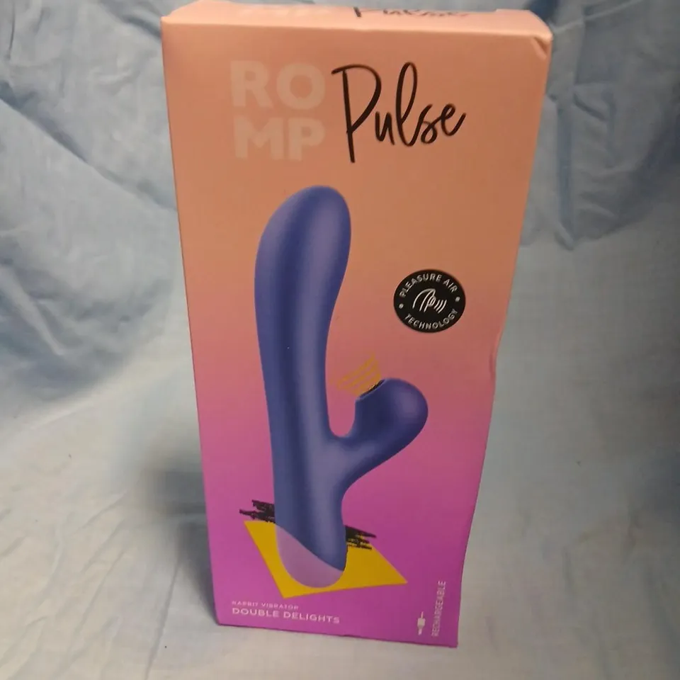 PULSE DOUBLE DELIGHTS VIBRATOR – PLEASURE AIR TECHNOLOGY (BOXED)