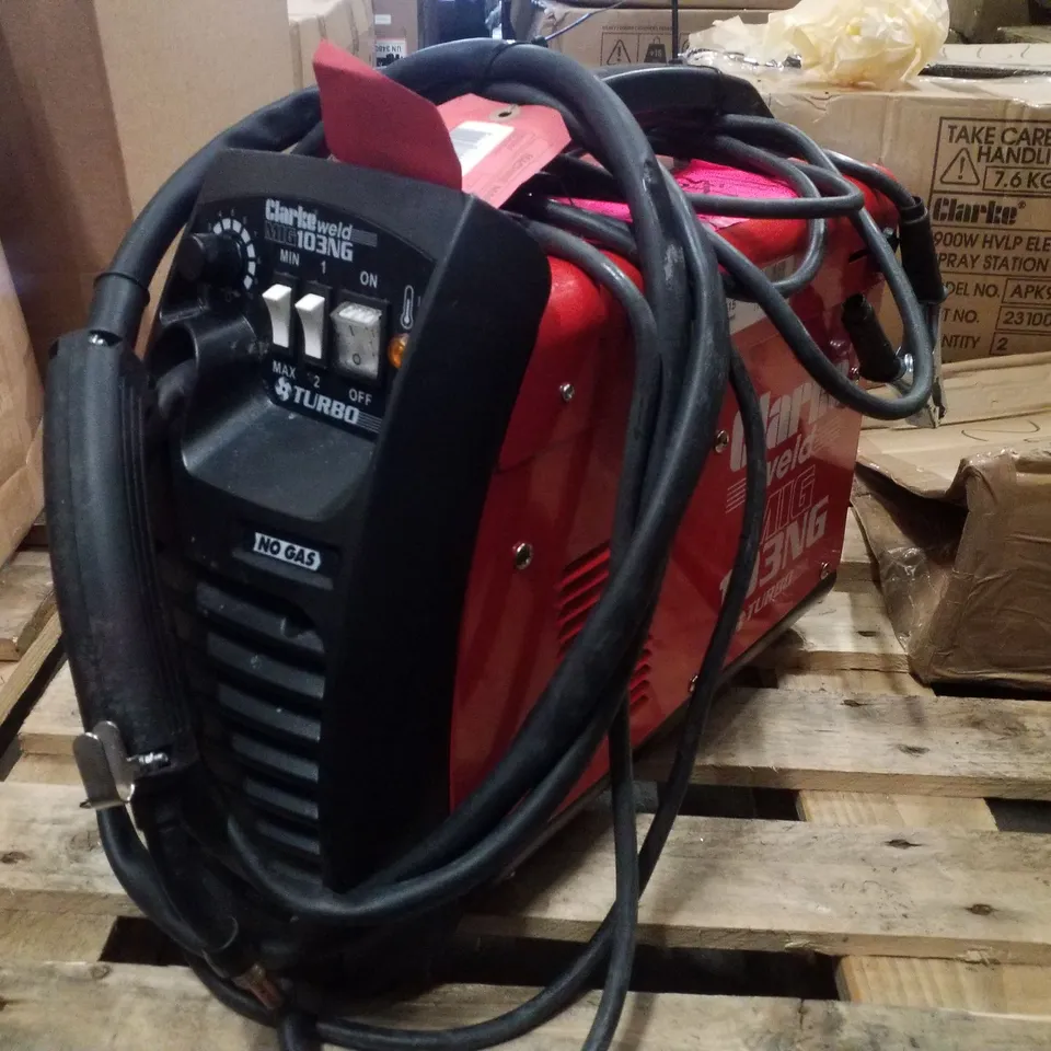 CLARKE MIG103NG 90 AMP NO GAS MIG WELDER