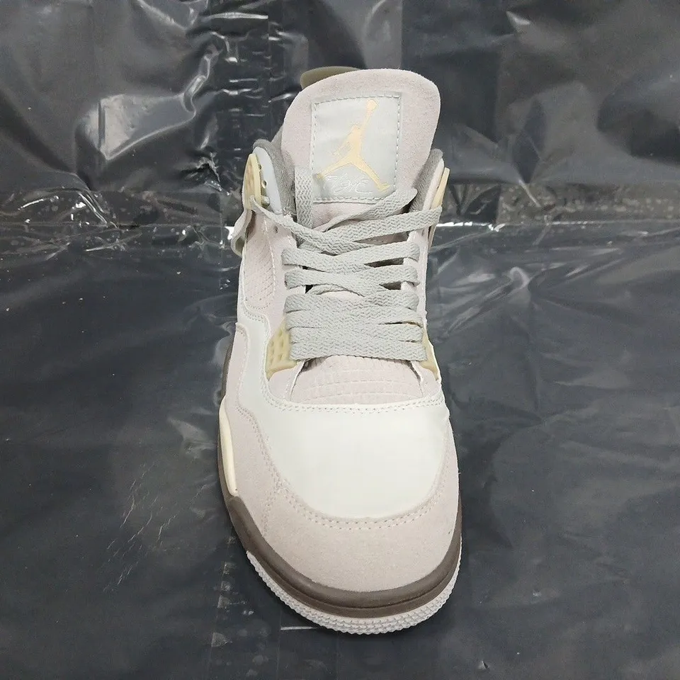 PAIR OF NIKE AIR JORDAN SHOES IN WHITE/LIGHT GREY SIZE UK 10
