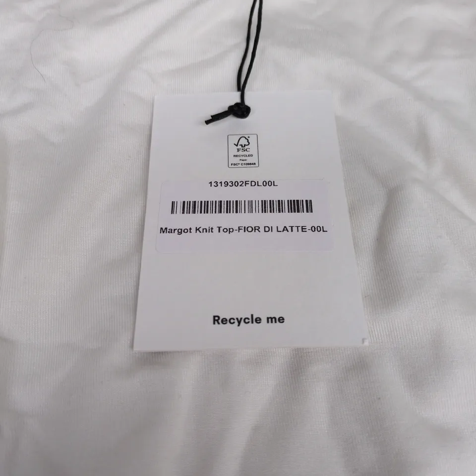 REFORMATION LARGE MARGOT KNIT TOP WITH TAGS