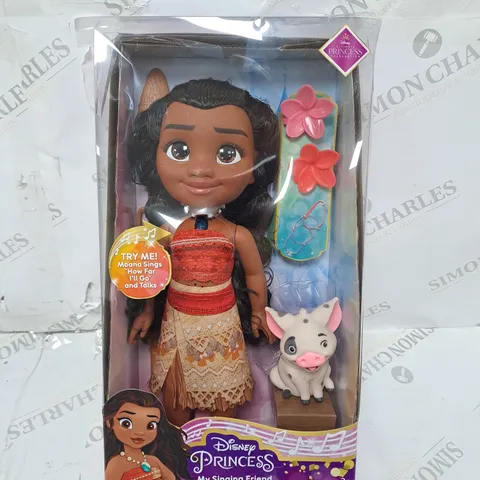 BOXED DISNEY PRINCESS MOANA FEATURE DOLL