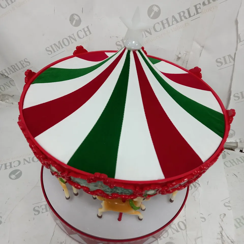 MR CHRISTMAS DELUXE VINTAGE CAROUSEL