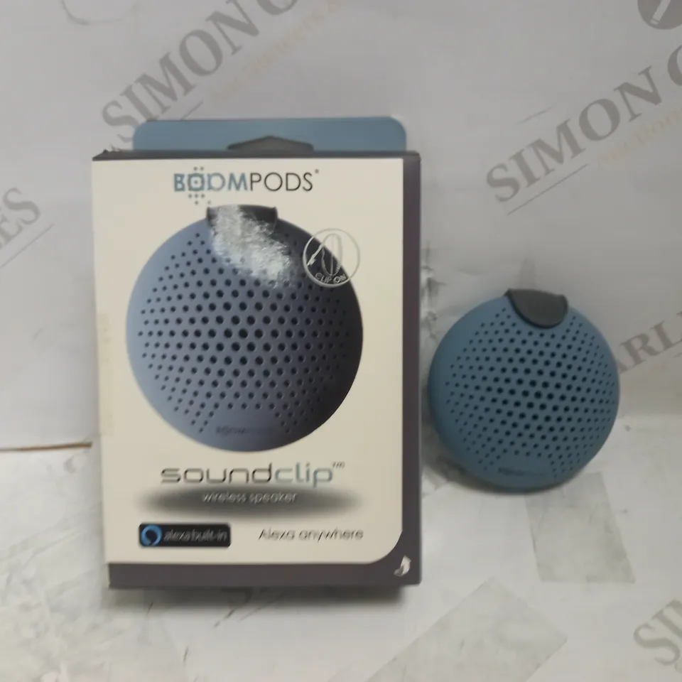 BOOMPODS SOUNDCLIP WIRELESS SPEAKER
