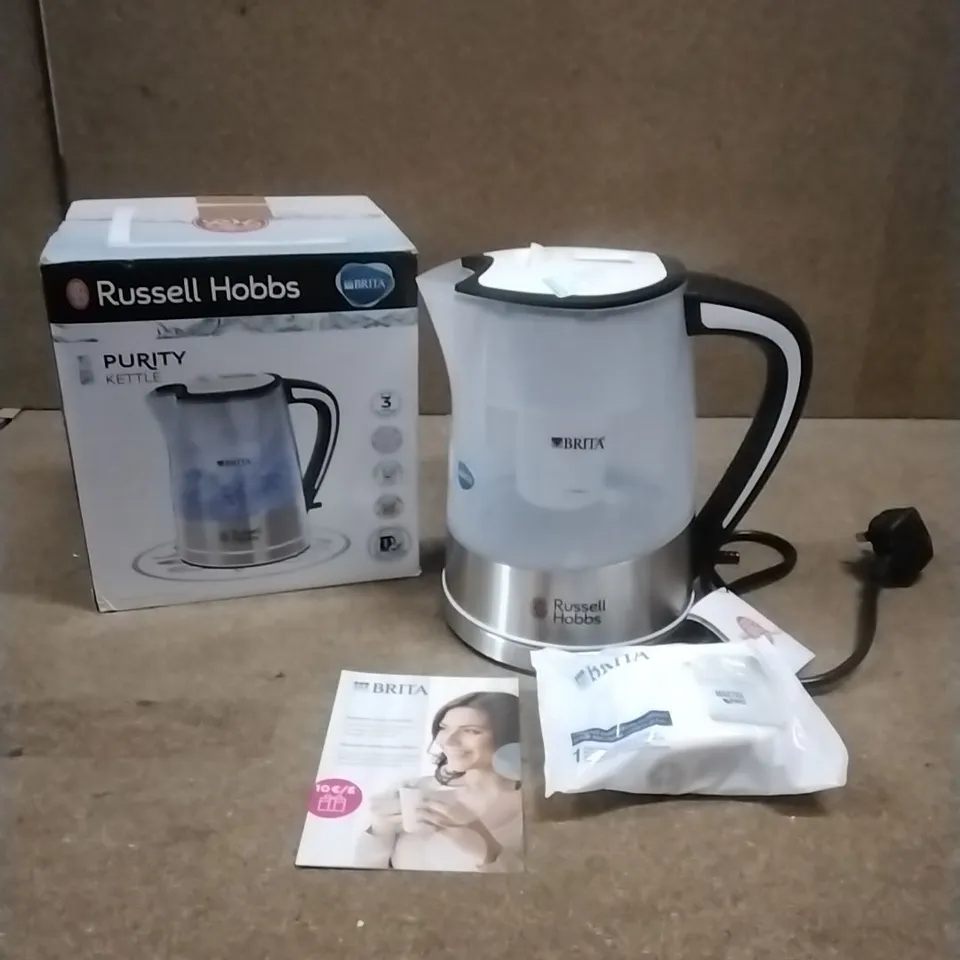 BOXED RUSSELL HOBBS BRITA PURITY KETTLE 