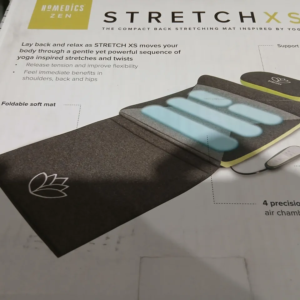 BOXED HOMEDICS STRETCH XS COMPACT BACK STRETCHING MAT TYM-500