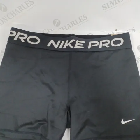 NIKE PRO TIGHT FIT BLACK SHORTS - XL