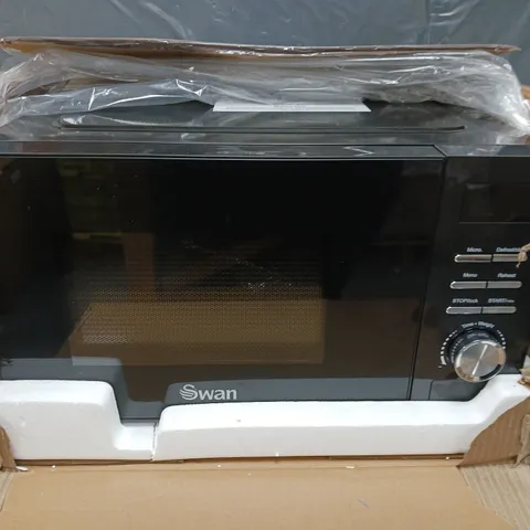 SWAN 20L 700W DIGITAL MICROWAVE IN BLACK