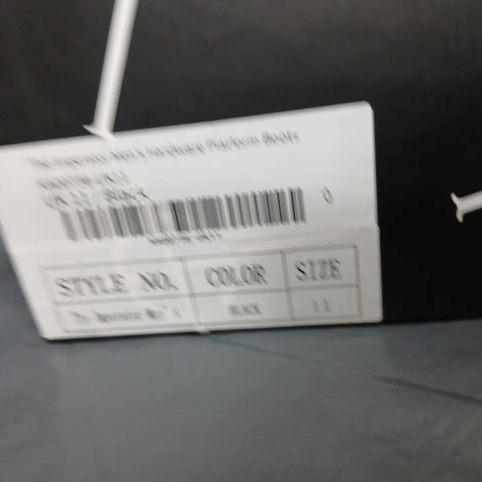 KOI X GHOST BLACK LEATHER COMBAT BOOTS UK 9