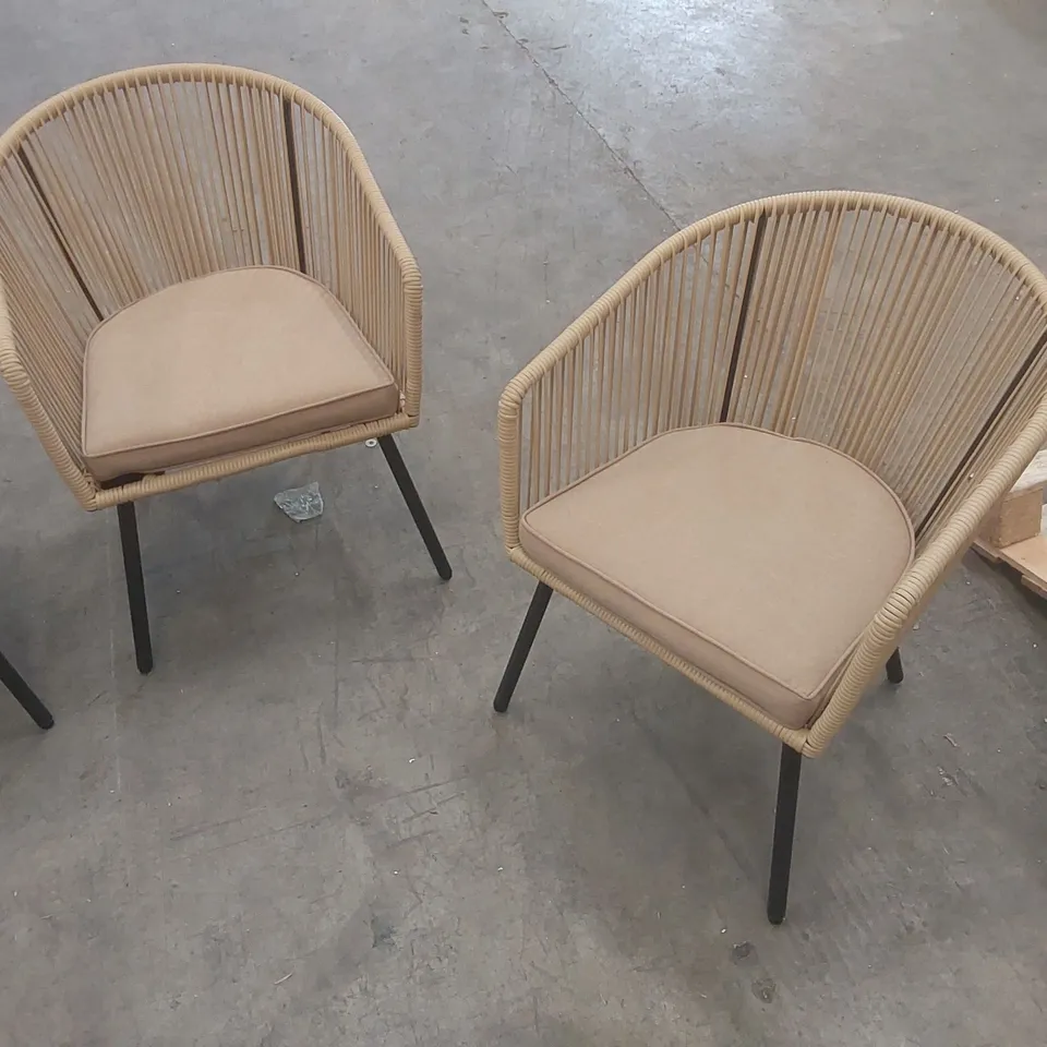 SET OF 4 DESIGNER DINING CHAIRS