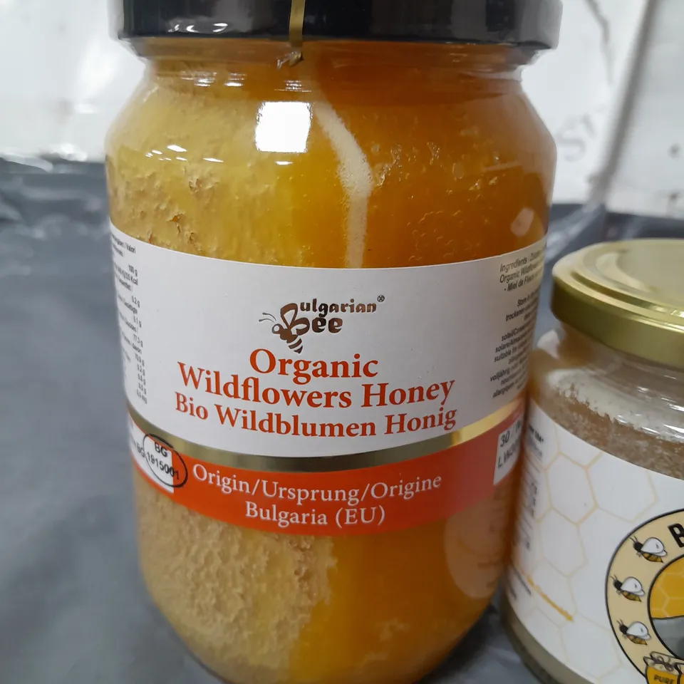 LOT OF 4 TUBS OF HONEY