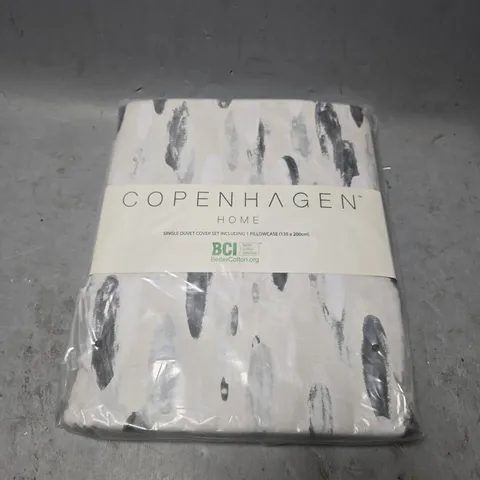COPENHAGEN HOME SINGLE DUVET COVER SET 135CM X 200CM