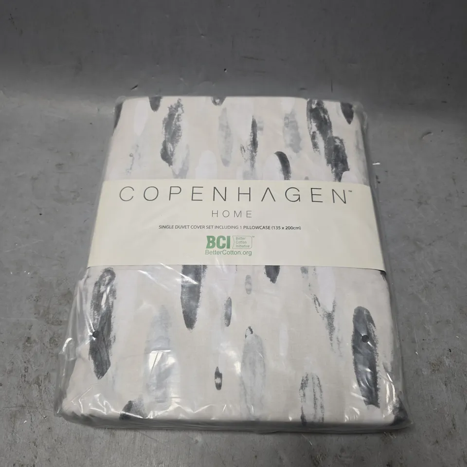 COPENHAGEN HOME SINGLE DUVET COVER SET 135CM X 200CM