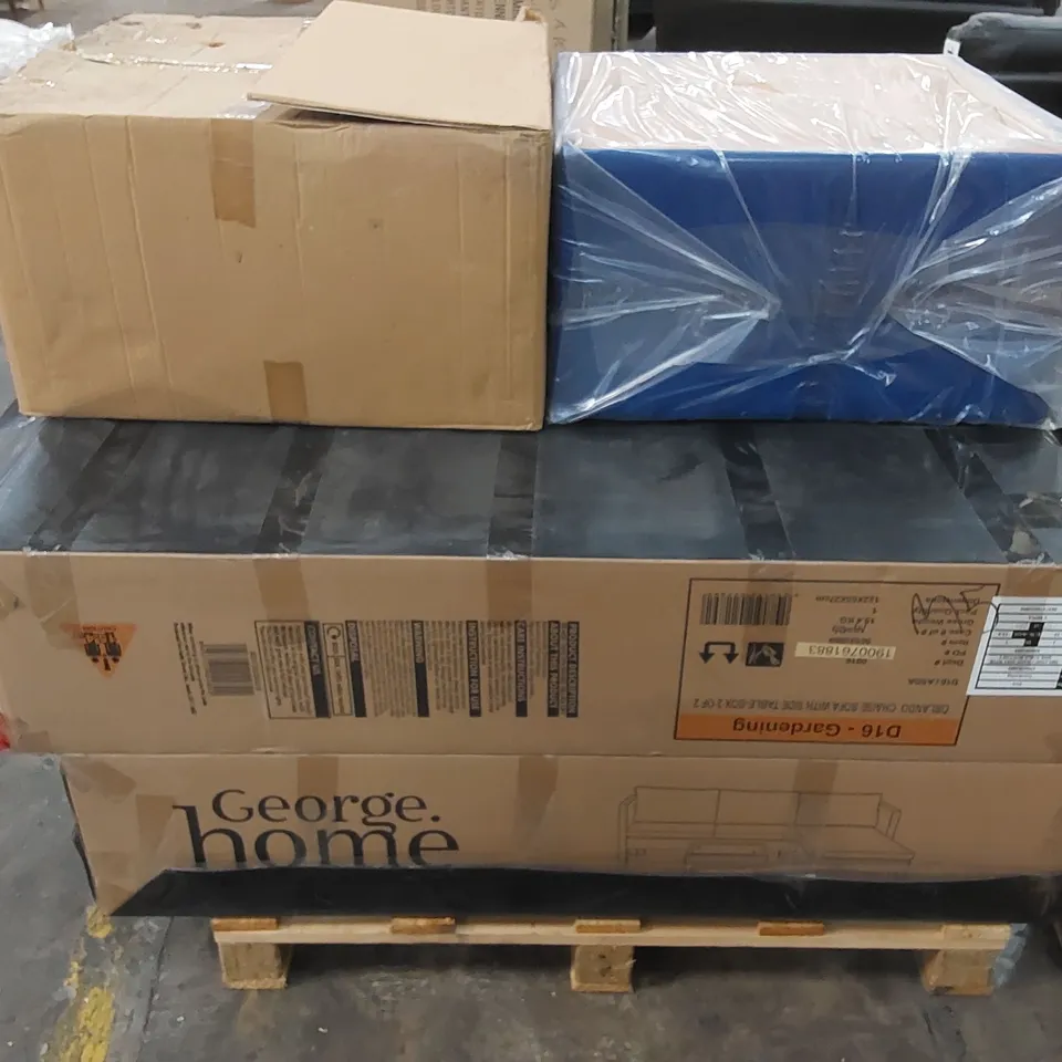PALLET TO CONTAIN NEW BUT INCOMPLETE OUTDOOR & PATIO SOFA PARTS 