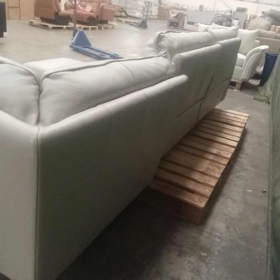 QUALITY DESIGNER ITALIAN MADE BOLZANO LEATHER POWER RECLINING CORNER CHAISE SOFA