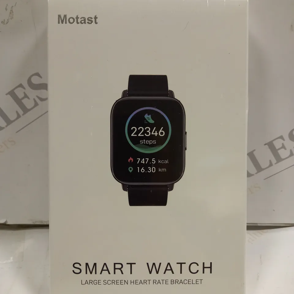 MOTAST LARGE SCREEN HEART RATE BRACELET SMART WATCH 