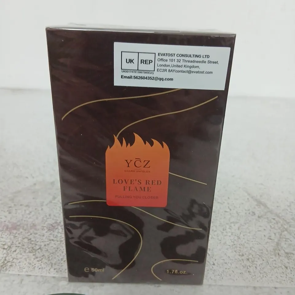 BOXED AND SEALED YCZ LOVE'S RED FLAME 50ML