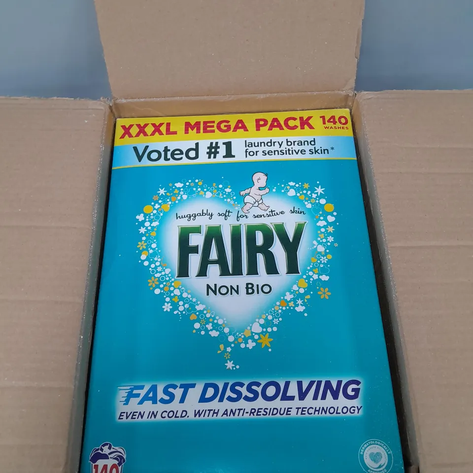 BOXED XXXXL MEGA PACK FAIRY NON BIO POWDER