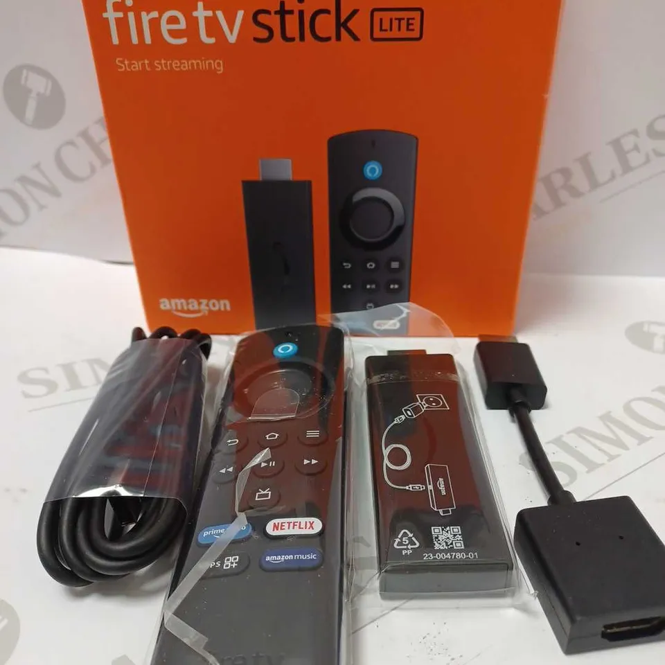 AMAZON FIRE TV STICK LITE WITH ALEXA VOICE REMOTE