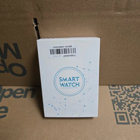 SMART WATCH – BLACK, SQUARE FACE IN BOX