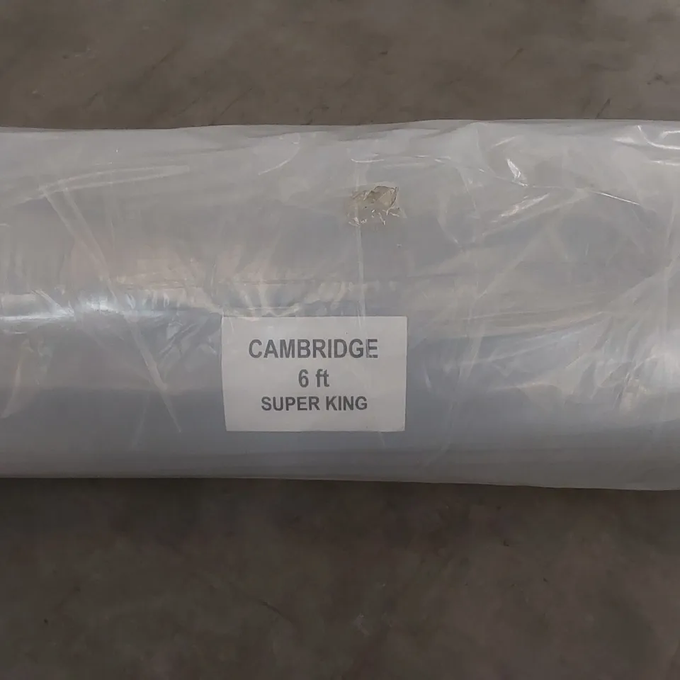 BRAND NEW BAGGED AND ROLLED CAMBRIDGE MATTRESS - 6FT SUPERKING