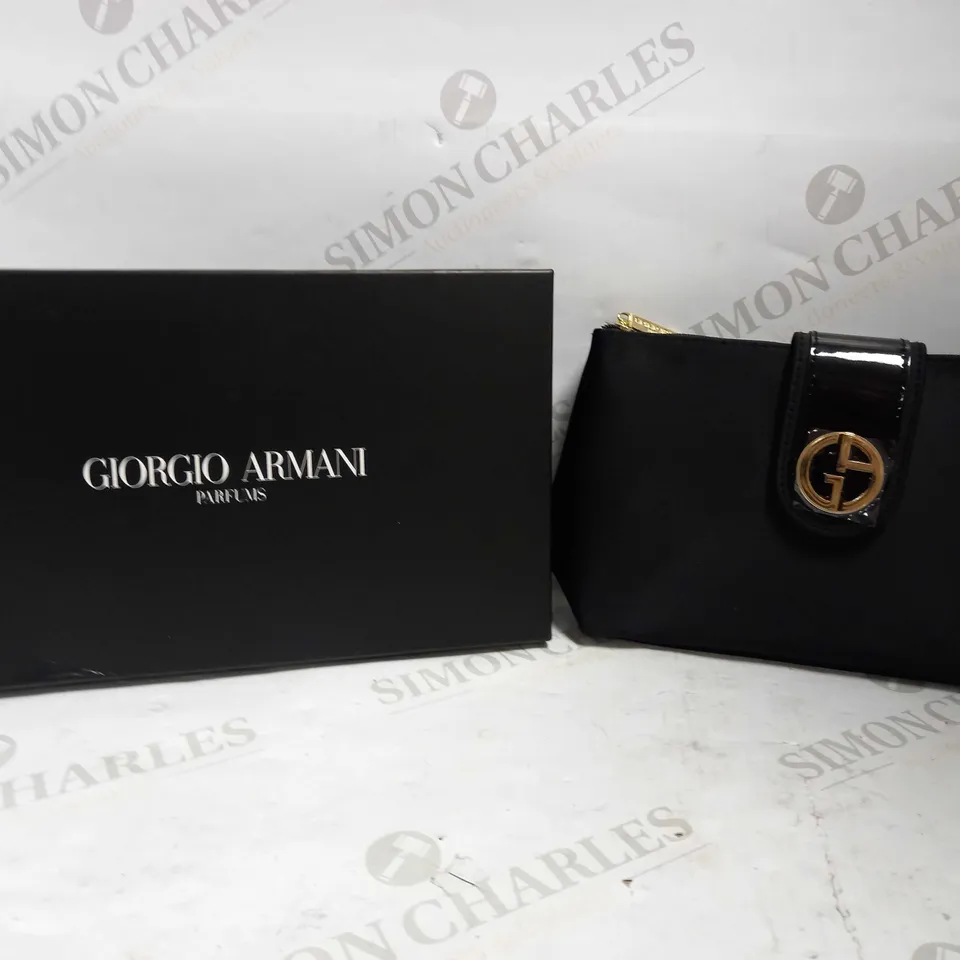 LOT OF APPROXIMATELY 23 GIORGIO ARMANI COSMETIC BAGS