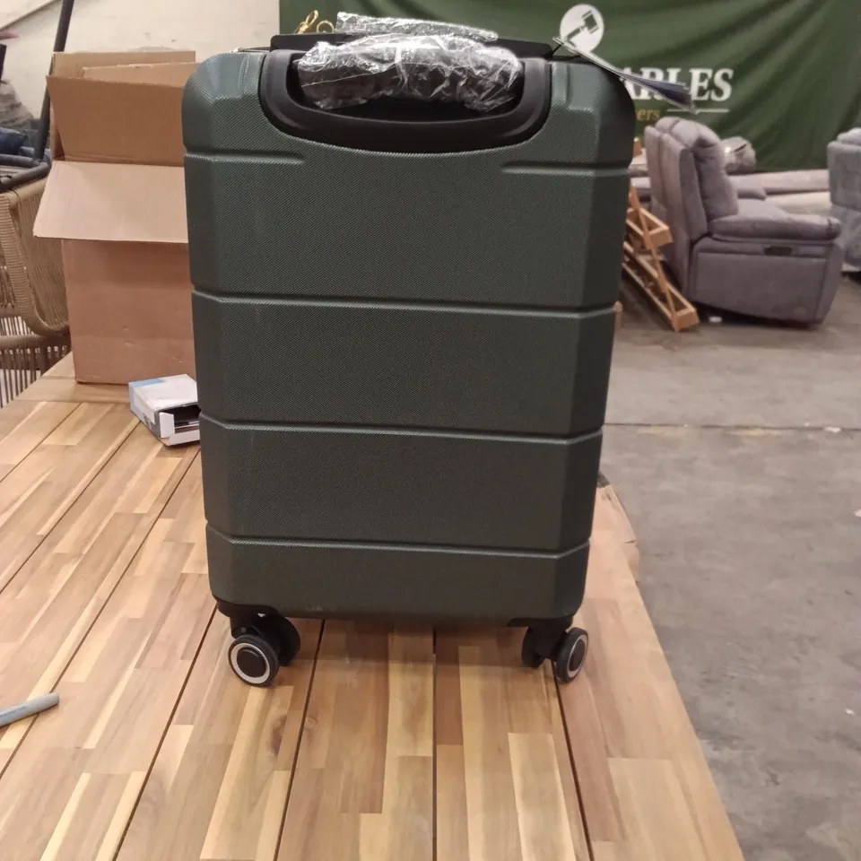 UNBOXED KEPLIN JETSET 20 INCH TRAVEL SUITCASE GREEN COLOUR 