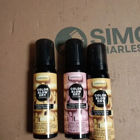 BOX OF APPROXIMATELY 20 ASSORTED MATRIX BLOW DRY TEMP COLOUR 