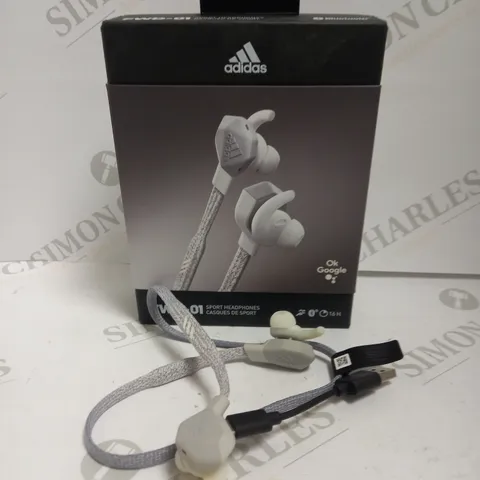 ADIDAS FWD-01 BLUETOOTH SPORT HEADPHONES - WHITE