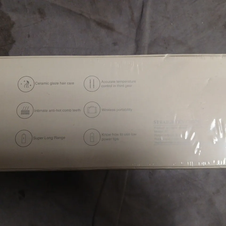 UNBRANDED STRAIGHTEN COMB – HAIR CARE TOOL WITH CERAMIC GLAZE, WIRELESS, 3‑GEAR TEMPERATURE CONTROL