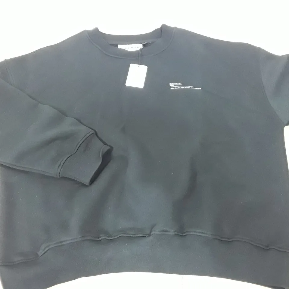 SISTER STORIES BLACK CREW JUMPER - S