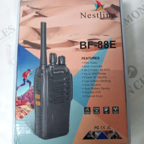 BOXED NESTLINGS BF-88E PORTABLE TWO WAY RADIO