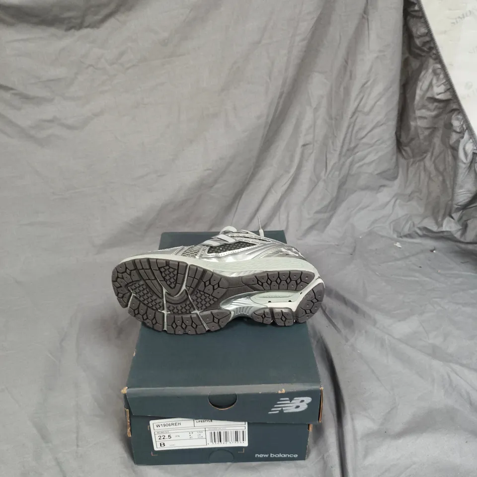 NEW BALANCE W1906REH LIFESTYLE WOMEN'S SNEAKERS – GREY/SILVER, UK 4 (US 4.5, EU 37)