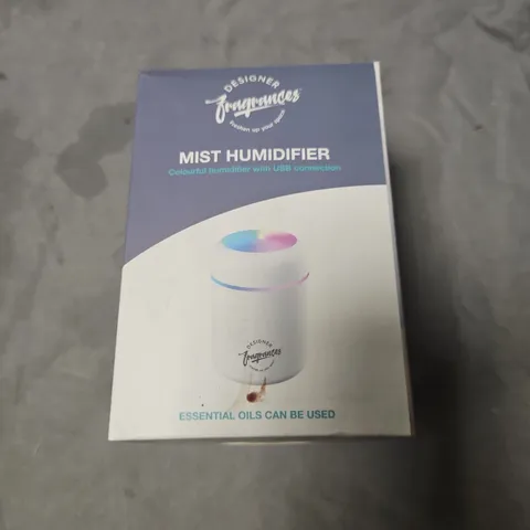 DESIGNER FRAGRANCES MIST HUMIDIFIER – USB POWERED